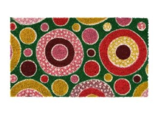 Коврик кокосовый ворс 15мм 35*60см Фейерверк на ПВХ основе VORTEX 24259